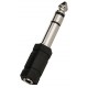 Adaptor jack 6,3 mm tata la jack 3,5 mm stereo Monacor HA-37