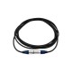 Cablu XLR la XLR PSSO XLR cable COL 3pin 5m bk Neutrik