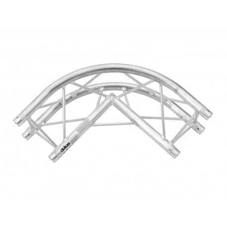 Coltar 2 cai, 90 grd, Alutruss DECOLOCK DQ3-PAC25R