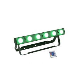 Bara de LED cu baterie, Eurolite AKKU Bar-6 QCL