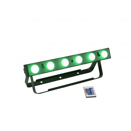 Bara de LED cu baterie, Eurolite AKKU Bar-6 QCL