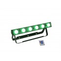 Bara de LED cu baterie, Eurolite AKKU Bar-6 QCL