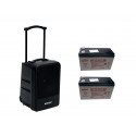 Set boxa portabila + 2 acumulatori Omnitronic Set MOM-10BT4 Modular wireless PA system + 2x Battery