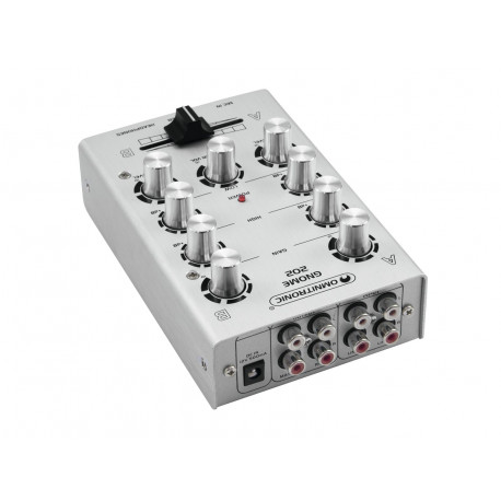 Mini-mixer DJ cu 2 canale, negru, Omnitronic GNOME-202 BK