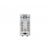 Mixer cu 2 canale, BT si USB player Omnitronic GNOME-202P Mini Mixer silver
