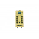 Mixer cu 2 canale, BT si USB player Omnitronic GNOME-202P Mini Mixer gold