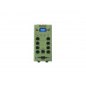 Mixer cu 2 canale, BT si USB player Omnitronic GNOME-202P Mini Mixer green