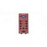 Mixer cu 2 canale, BT si USB player Omnitronic GNOME-202P Mini Mixer red