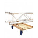 Cart de transport cu 3 roti pentru truss, Alutruss 60320307