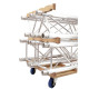 Cart de transport cu 3 roti pentru truss, Alutruss 60320307