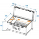Flightcase universal pentru conuri truss, Roadinger UKAC-50 (30126500)