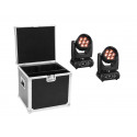 Set 2 moving head wash EYE-7 HCL Zoom + Case, FutureLight 20000723