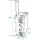 Flightcase trolley universal, Roadinger 3012622A