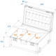 Flightcase trolley universal, Roadinger 3012622A