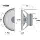 Difuzor bass HiFi Monacor SPH-6M