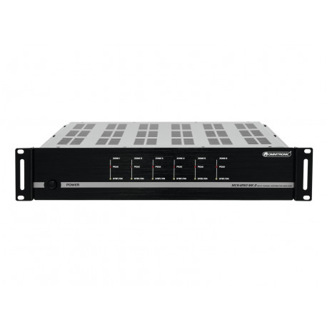 Amplificator 6 zone, 2 x 50 W / 4 ohm per zona, Omnitronic MCS-1250 MK2