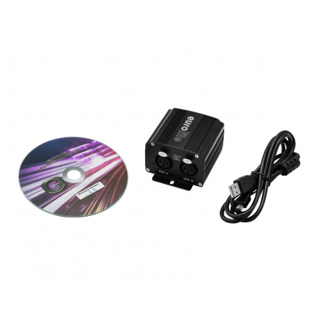 Interfata USB 2x512 DMX/Artnet incl. 64x DMX512 Control Software 51860171