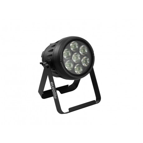 Proiector LED de exterior cu baterie, Eurolite AKKU IP PAR 7 QCL WDMX