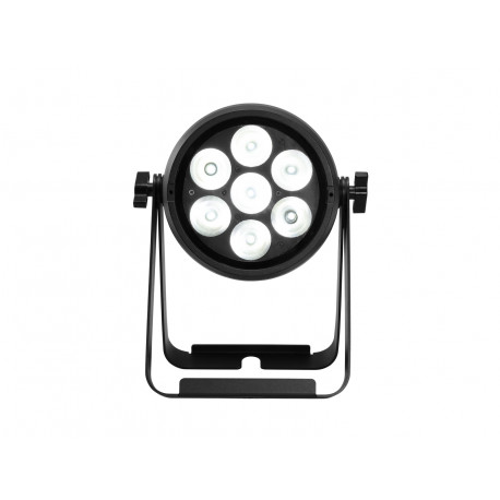 Proiector LED de exterior cu baterie, Eurolite AKKU IP PAR 7 QCL WDMX