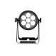 Proiector LED de exterior cu baterie, Eurolite AKKU IP PAR 7 QCL WDMX