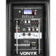 Boxa activa cu 2x microfoane fara fir +USB/BT Vonyx SPJ-PA915 