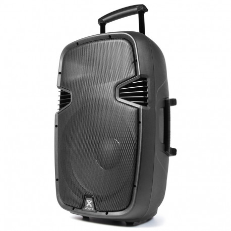 Boxa activa portabila mobila 15" Vonyx SPJ-PA915 cu 2x microfoane fara fir cu USB/ Bluetooth