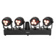 Set compact de lumini cu 4 spoturi RGBW, Eurolite KLS-120