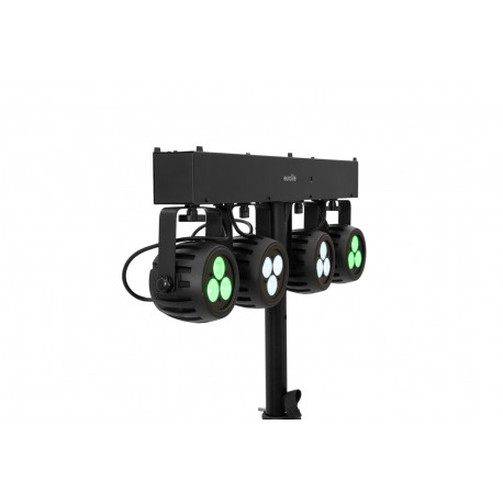 Set compact de lumini cu 4 spoturi RGBW, Eurolite KLS-120