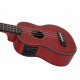 Ukulele soprano flamed red, Dimavery UK-100 FR