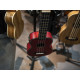 Ukulele soprano flamed red, Dimavery UK-100 FR