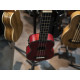 Ukulele soprano flamed red, Dimavery UK-100 FR