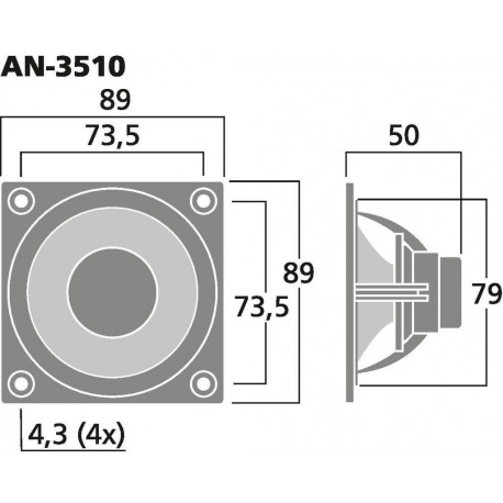 Difuzor full range HI-FI Celestion AN-3510
