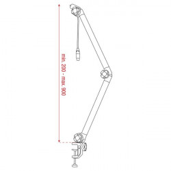 Stativ microfon DAP Audio Broadcast Stand PRO