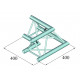 Truss cu 2 cai, 90grd. Alutruss DECOLOCK DQ3-PAC21 2-Way Corner 90°