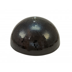 Jumatate de sfera cu oglinzi neagra 40 cm, motorizata, Eurolite 50102124