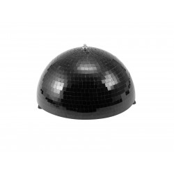 Jumatate de sfera cu oglinzi neagra 30 cm, motorizata, Eurolite 50102054