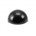 Jumatate de sfera cu oglinzi neagra 30 cm, motorizata, Eurolite 50102054