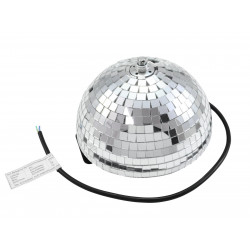 Jumatate de sfera cu oglinzi argintie 20 cm, motorizata, Eurolite 50101950