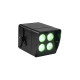 Uplight de exterior cu baterie, led-uri RGBAW+UV, WDMX si telecomanda IR, Eurolite AKKU IP UP-4 Plus HCL Spot WDMX