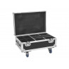 Flightcase pentru 4x AKKU IP UP-4 Plus HCL Spot WDMX cu functie de incarcare, Roadinger 31005163
