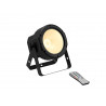 Proiector de podea cu LED 30 W COB WW si telecomanda IR, Eurolite LED SLS-30 COB WW Floor