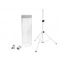 Set cortina LED + stativ alb, Eurolite Set LED Color Curtain + BS-2 EU Loudspeaker stand white
