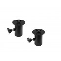 Set 2 adaptoare stand negre pentru BOB-4, Omnitronic 11038876