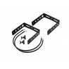 Kit 2 extensii bracket negre pentru BOB-4, Omnitronic 11038874