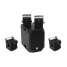 Set negru subwoofer activ + 4 topuri, Omnitronic Set BOB-10A bk + 4x BOB-4 bk