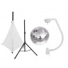 Set sfera cu oglinzi de 30 cm cu stand, tripod si husa tripod, Eurolite 20000711
