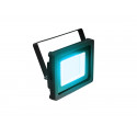 Reflector plat de exterior cu LED-uri SMD turquoise, Eurolite LED IP FL-30 SMD turquoise
