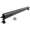 Bara LED pe baterie 24x3 watt RGB 3in1 led, FOS Luminus BAR