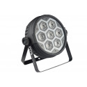 Proiector de podea cu efect NEON, LED 7x12W 4in1 RGBW & 60 x 0.2W RGB, FOS PAR Aurora 