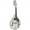 Mandolină electro-acustică tip Bluegrass, Stagg M50 E WH